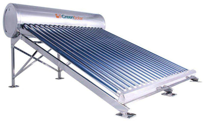 GreenSolar - Calentador Solar GreenSolar Acero Inoxidable 20 Tubos 240 Litros Baja Presion