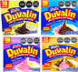 Surtido Duvalín, 4 Cajas De Sabores: 12 Duvalines Avellana, Fresa, Vainilla y Cajeta. 18 Duvalines Avellana y Vainilla, 18 Duvalines Avellan, Fresa y Vainilla, 18 Duvalines Fresa y Vainilla, Candy para Snack