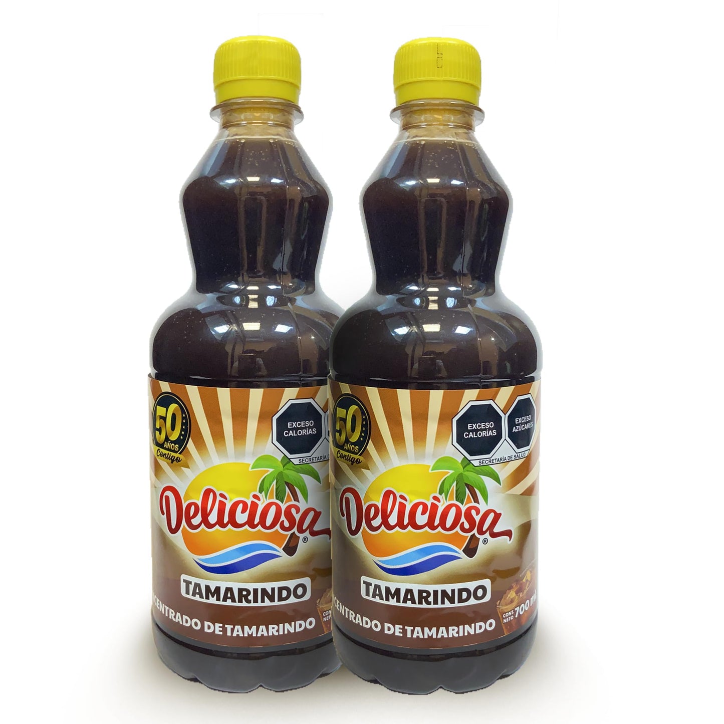 Concentrados Deliciosa - Concentrado para Preparar Bebidas Naturales, Botella de 700ml - Rendimiento de 4 Litros por Botella - Ingredientes 100% Naturales