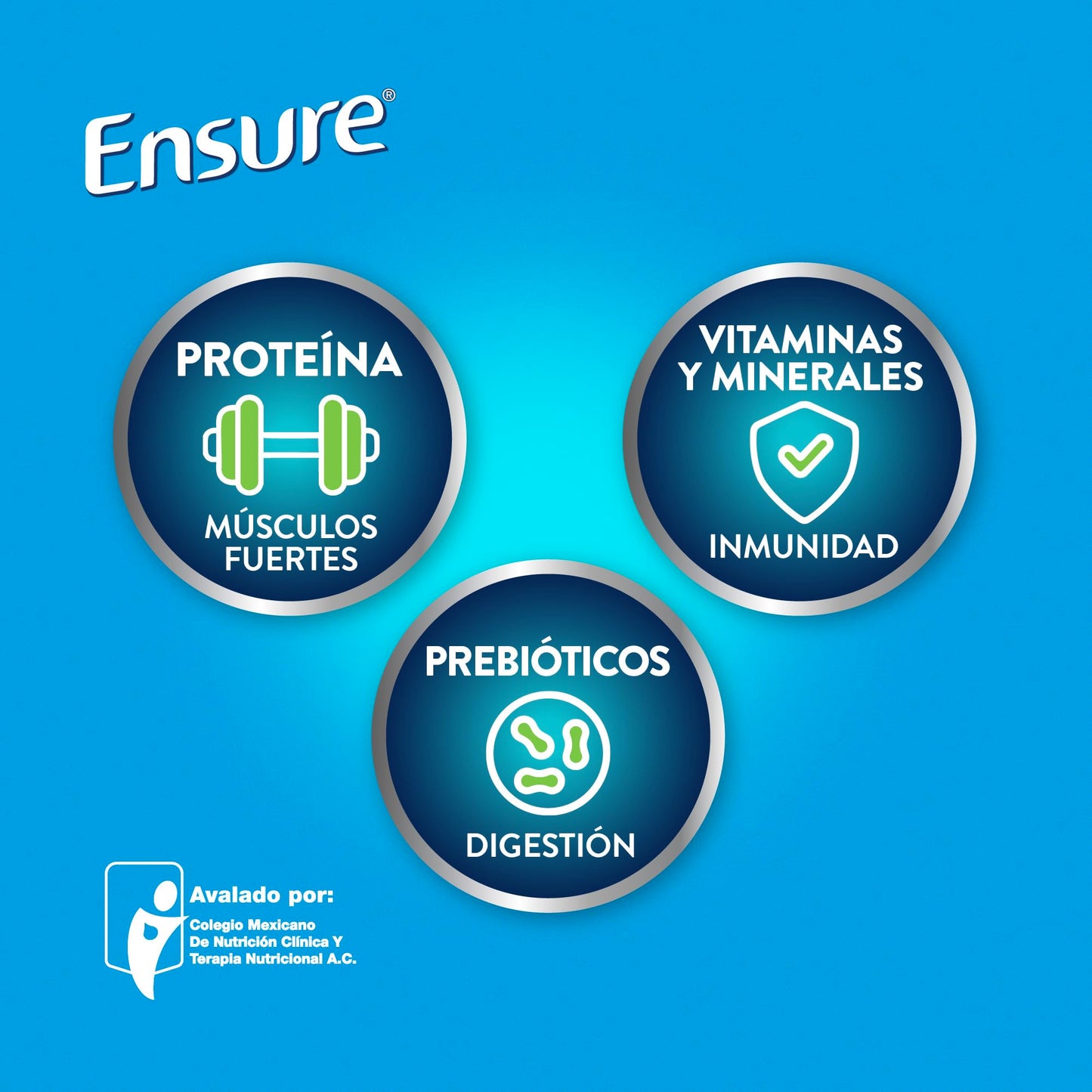 Ensure Clásico - en Polvo Sabor Fresa, 400g, Alimentación Especializada con Vitaminas, Proteínas y Prebióticos, Clínicamente Probado