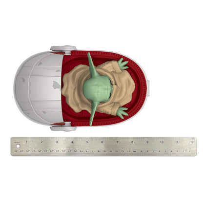 [2021 Upgrade] Star Wars Mandalorian & The Child Grogu Baby Yoda Movie - 9" RC Car with Remote Controller - 2.4 GHz Radio Control