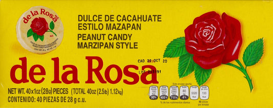 de la Rosa - de la Rosa Mazapan Dulce de Cacahuate - 40 piezas de 28 g