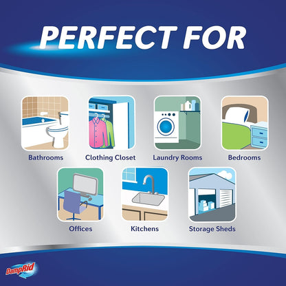 DampRid - Recambio Absorbente de Humedad, Aroma Fresco, 45 onzas