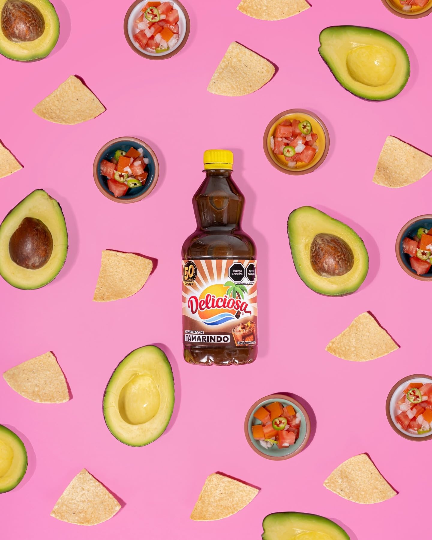 Concentrados Deliciosa - Concentrado para Preparar Bebidas Naturales, Botella de 700ml - Rendimiento de 4 Litros por Botella - Ingredientes 100% Naturales