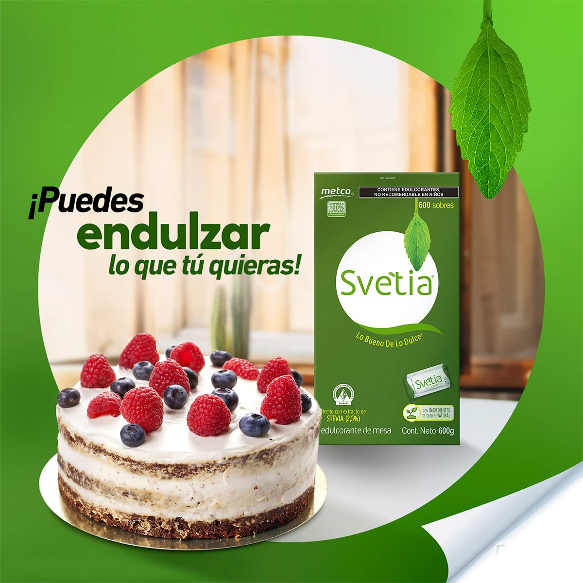 svetia - Svetia, 600 sobres de 1 g