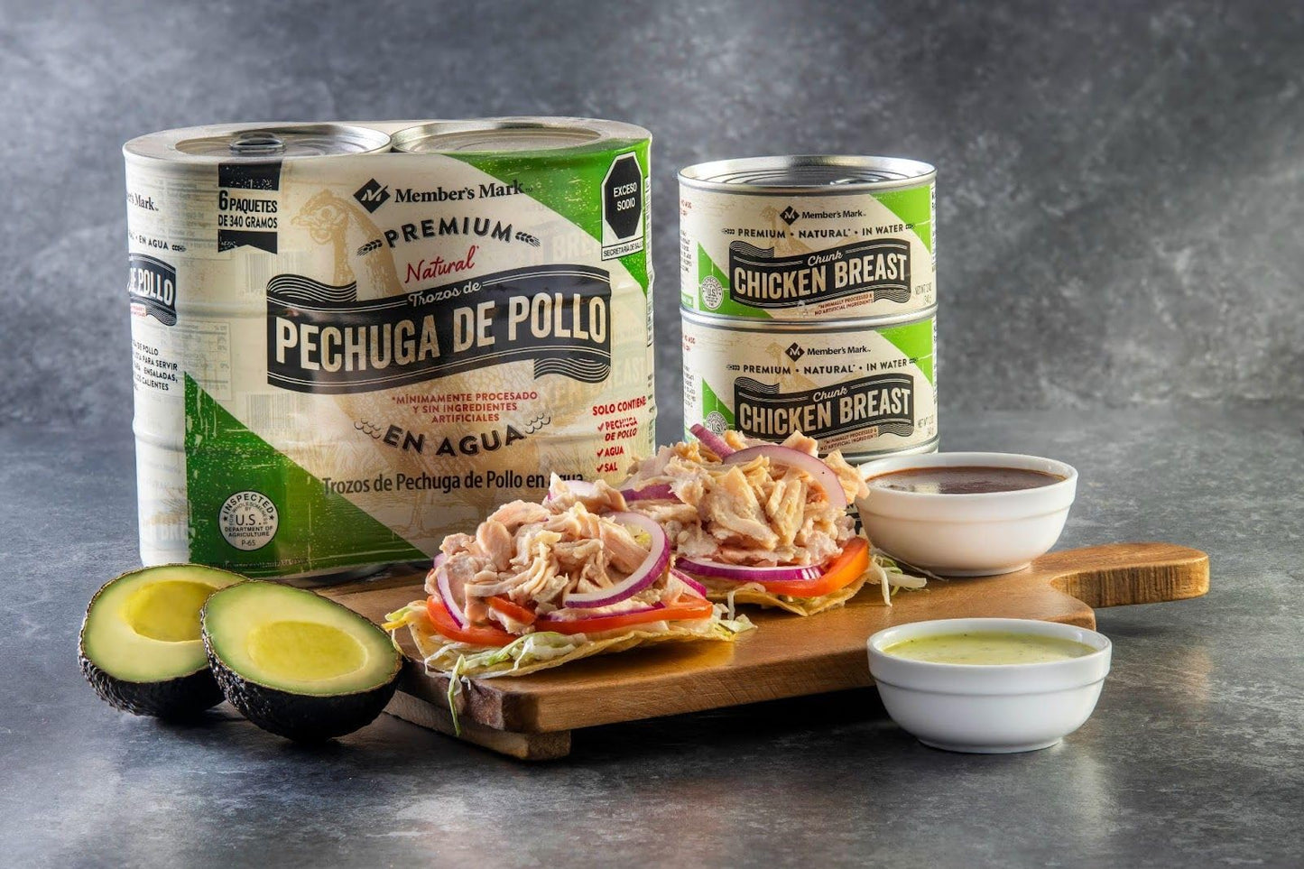 MEMBER´S MARK Members Mark - Pechuga de Pollo en Trozos Members Mark (6 latas 340 gr)