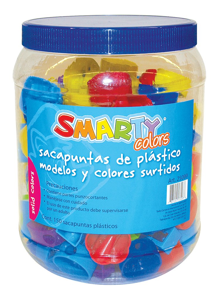 Smarty - Smarty- Sacapuntas plast solid sdo bote/150