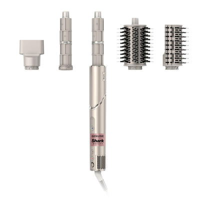 Shark FlexStyle - Multiestilizador 4 funciones + 5 accesorios (Pelo liso y ondulado) | HD430