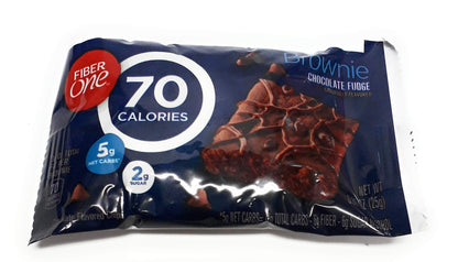 Brownies De Chocolate 24 Pz Fiber One 603g Barra 70 Calorías