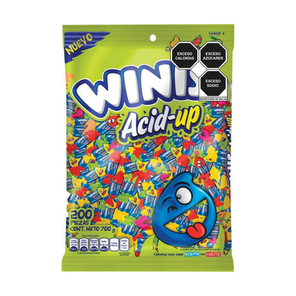 Winis acid-up 200 piezas +cubrebocas high performance lavable gratis