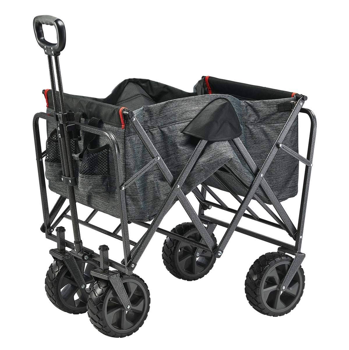 MacSports Mac Sports - Mac Sports Carrito de Carga Extra Largo, Plegable para Uso al Aire de Campo