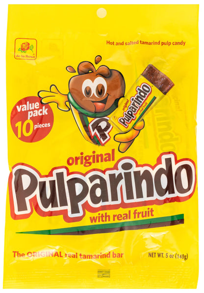 De La Rosa Pulparindots Chamoy - 20 Paquetes De 30 Gramos Cada Uno, 600 Gramos total