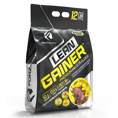 Forzagen | Ganador Lean Gainer | 50 g de Proteína | 250 g Carbs | 5.5 Servicios | Sabor Chocolate | Post Entenamiento | Carbs Naturales | 4lb (1.81 kg)