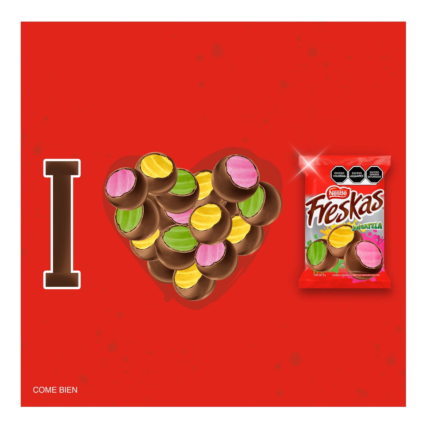 Chocolates Nestlé - Chocolate Freskas, 9 piezas 35g c/u