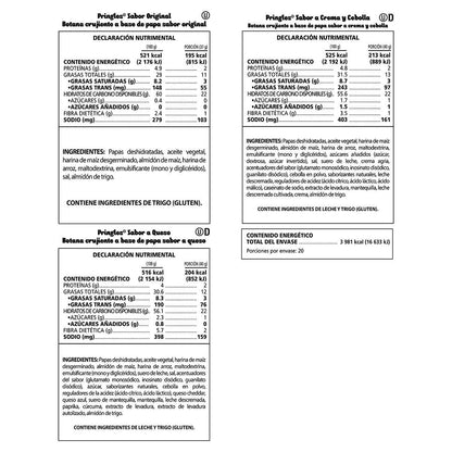 Pringles - Papas Pringles paquete surtido 20 de 40g