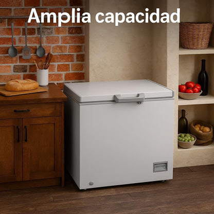 Congelador Horizontal , 7 Pies Cúbicos, 94 x 90 x 56 cm, Temperatura Regulable, Ideal para Negocios y Hogar