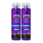 Caviar Professional, Shampoo sin sulfatos y parabenos, Duo shampoo matizador, Reparación total con extracto de caviar negro, Ecológico y Cruelty free