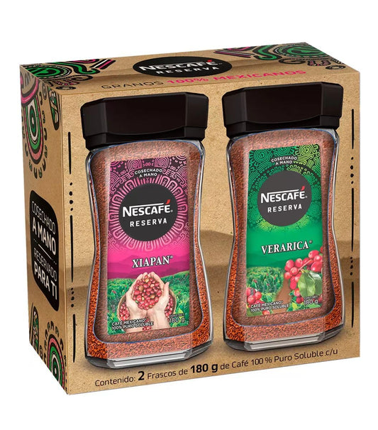 Nescafe - Nescafé - Café Soluble Nescafé Reserva Mexicana 2 piezas de 180g