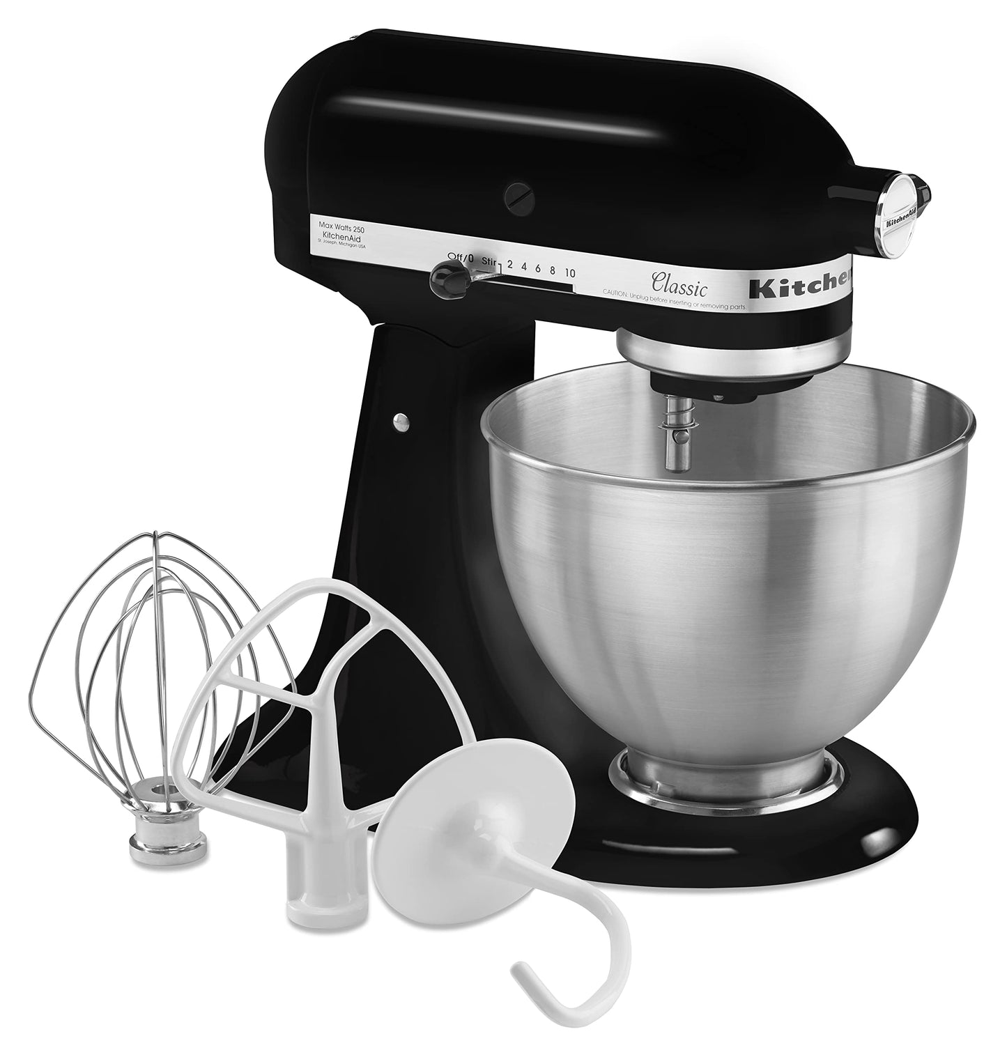 KitchenAid K45SSOB Classic™ Series 4.5 Quart Tilt-Head Stand Mixer