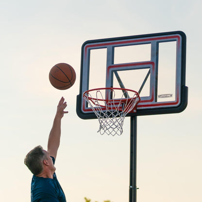 por Vida Pro Corte Altura Ajustable Baloncesto portátil Sistema, Tablero de 44 Inch
