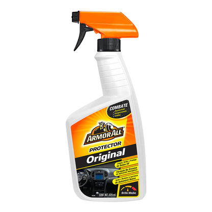 Armor All - Protector en Spray Original - Brillo Interior y Exterior para Vinil, Caucho y Plástico - 828 ml