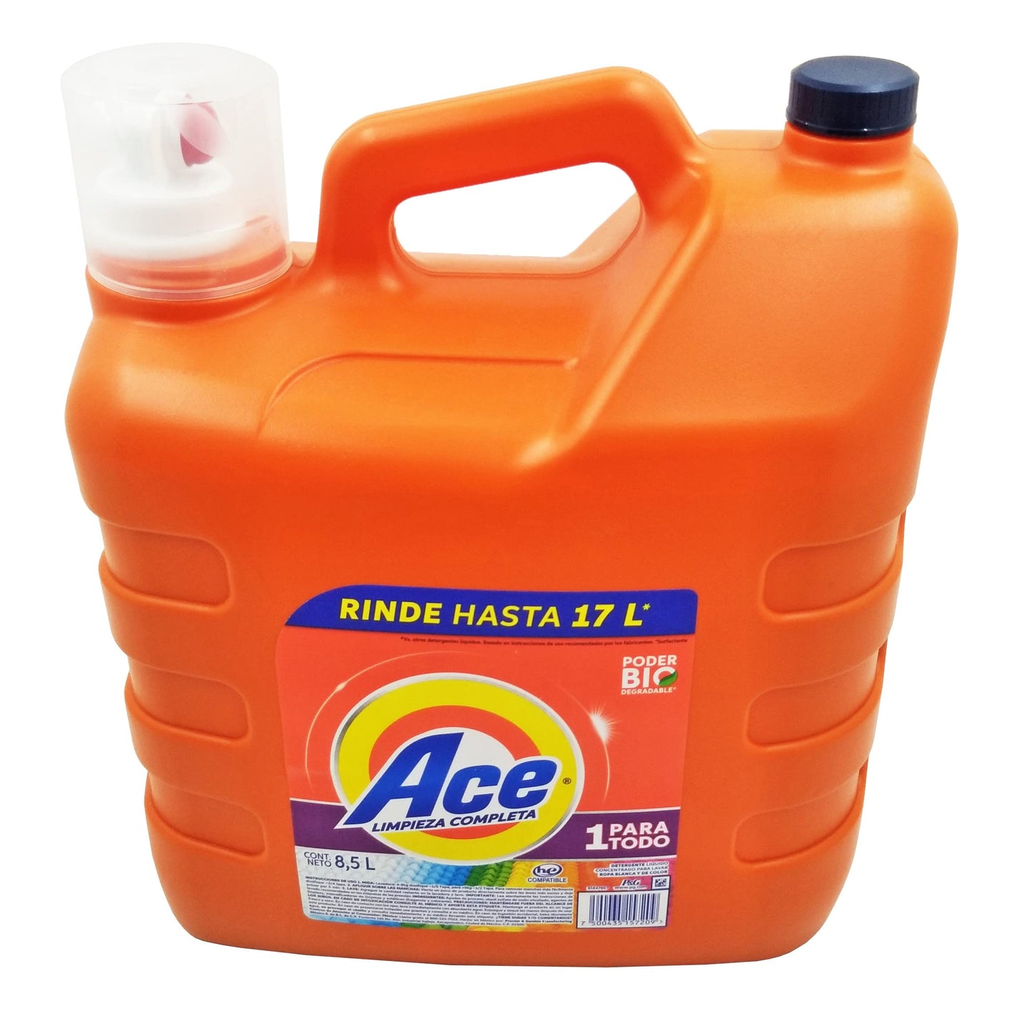 Ace, Jabón Líquido, 8.5 Lts.… - Ace, Jabón Líquido, 8.5 Lts.