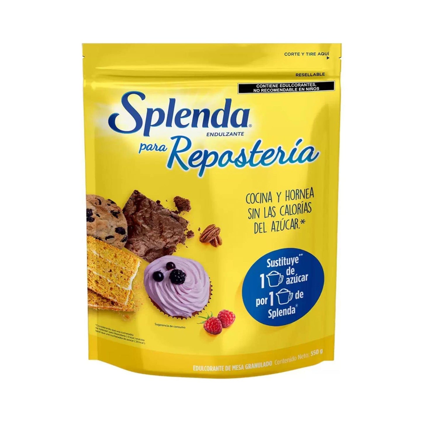 Endulzante Splenda Para Repostería 550g