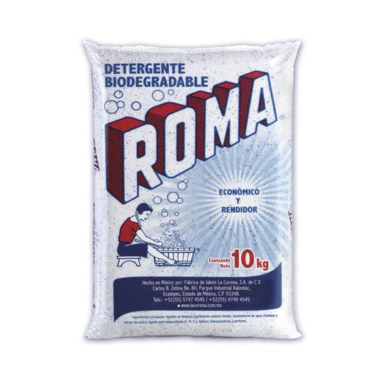 Detergente Biodegradable Roma De 10 Kg