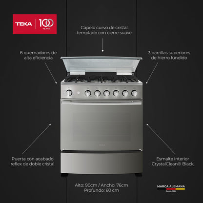 Teka Estufa de Piso FSGG 8660 S RX