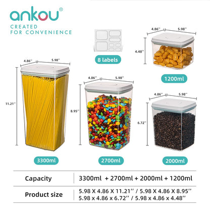 Ankou - Juego de recipientes para alimentos