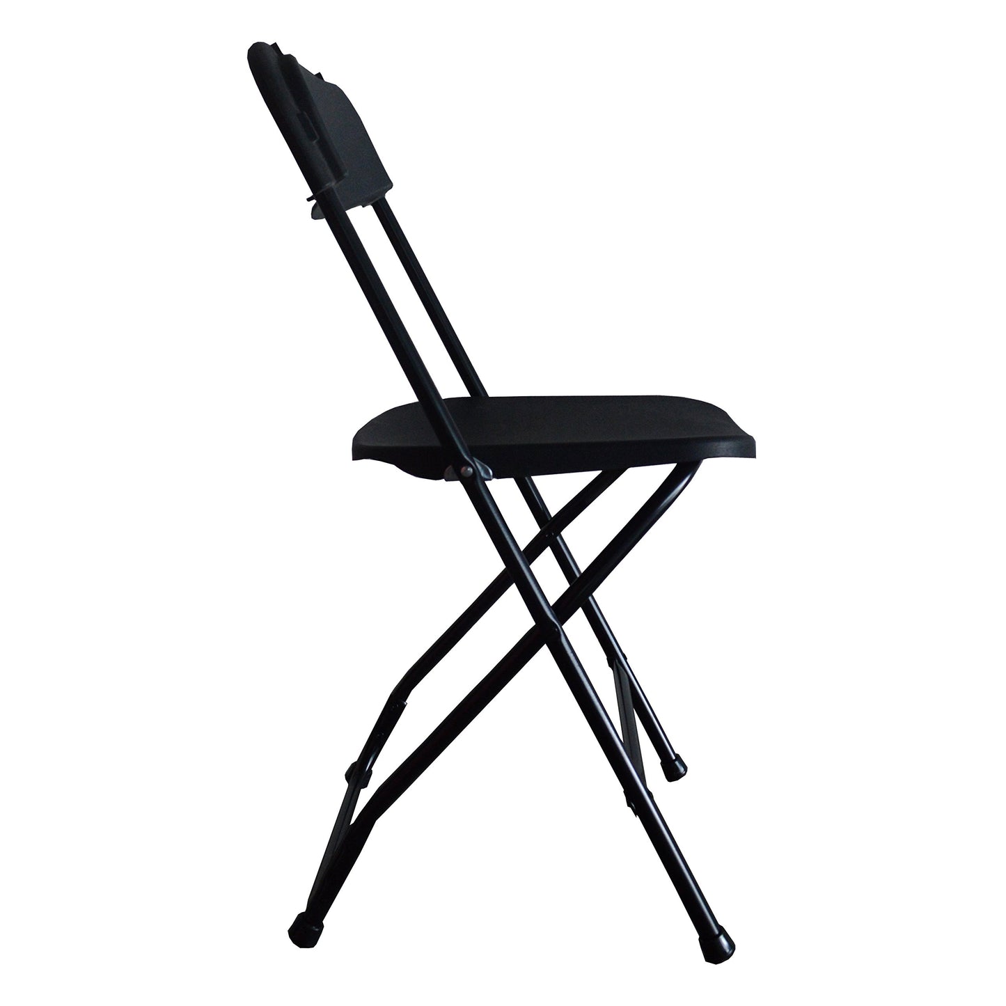 Samsonite - Sillas Plegables Samsonite de 4 Unidades, Negro, Resistente a los UV, Acero y Polipropileno, Contemporáneo, para Exterior y Patio Jardín