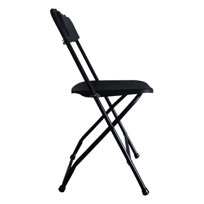 Samsonite - Sillas Plegables Samsonite de 4 Unidades, Negro, Resistente a los UV, Acero y Polipropileno, Contemporáneo, para Exterior y Patio Jardín