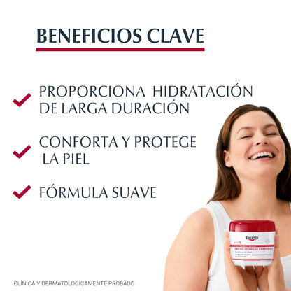 Eucerin Ph5 Crema Intensiva Corporal para Piel Sensible o Seca,450ml