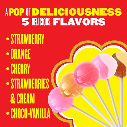 Perfetti van Melle USA Inc. - Perfetti van Melle USA Inc. - Minipiruletas Chupa Chups, ventosas para niños, caramelos a granel de Halloween, fiesta, bolsa de 240 unidades