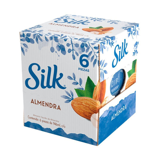 Silk - Silk Almendra, 946 ml, 6 Piezas