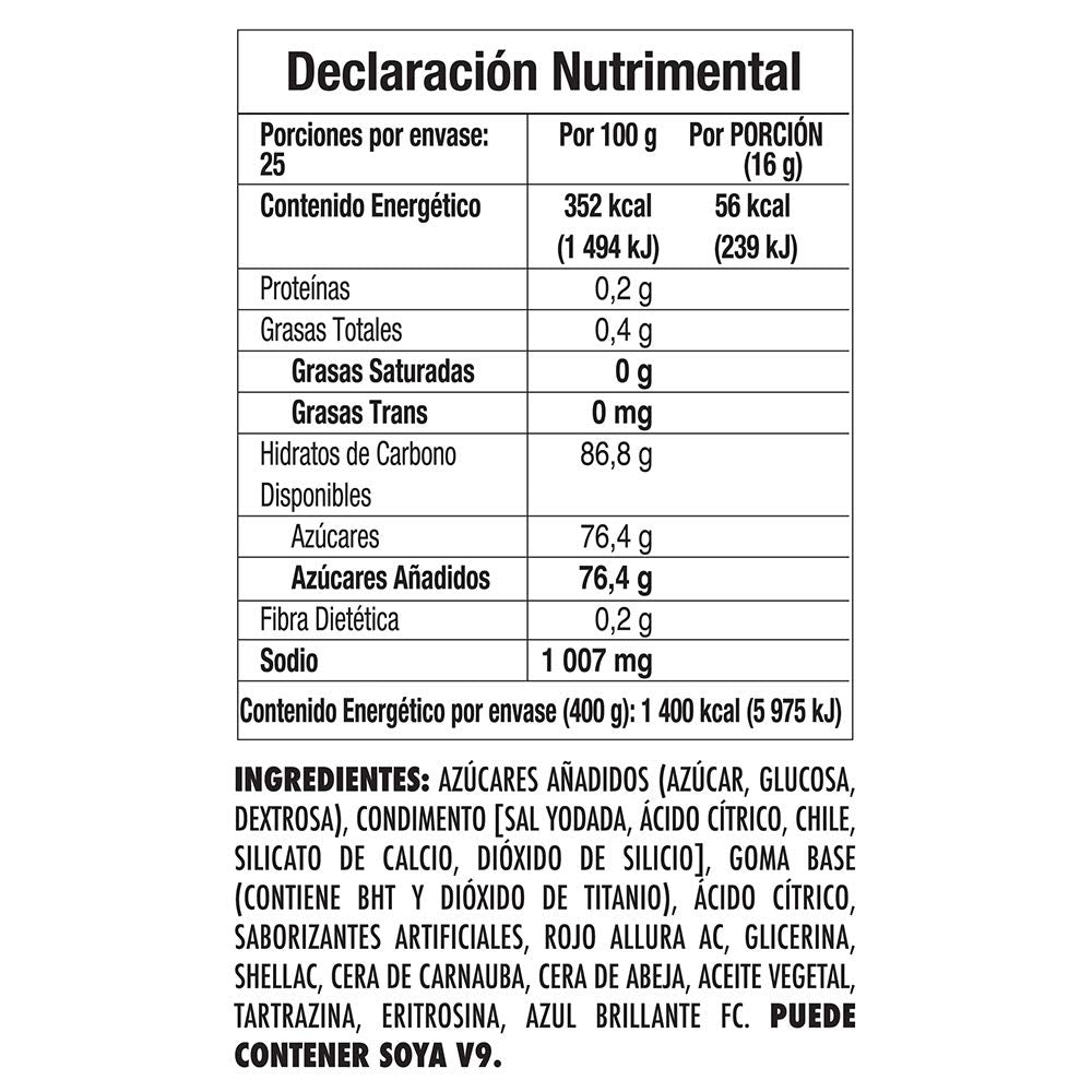 Rockaleta, Rockaleta Bola 20 Piezas, 400 gramos