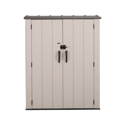 Lifetime 60280 Cobertizo de Almacenamiento Vertical, Arena del Desierto