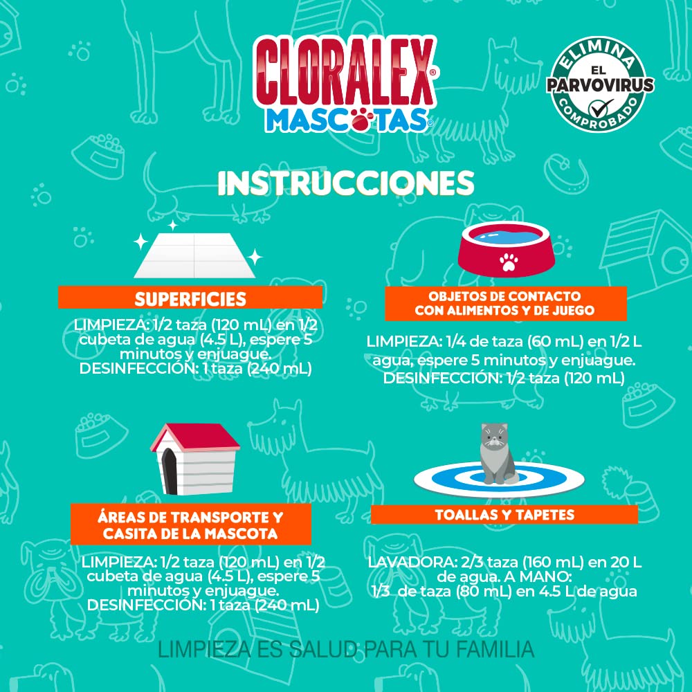 Cloralex Mascotas Elimina Malos Olores 10 L