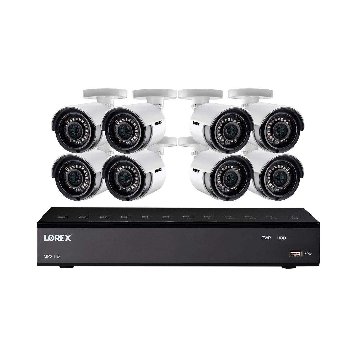 Lorex - Lorex Sistema De Seguridad 8 Canales con 8 Cámaras HD 1tb