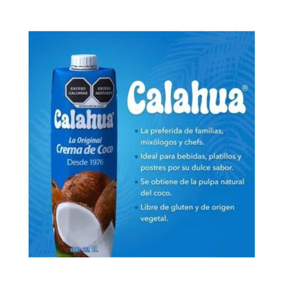 Crema de Coco Calahua 6 Pack de 1 Lt