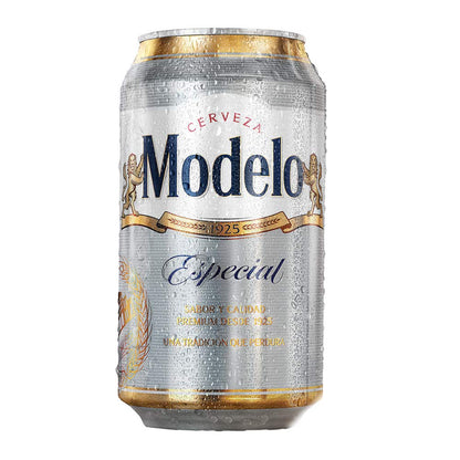 - Cerveza Clara Modelo Especial 6 latas de 355 ml c/u