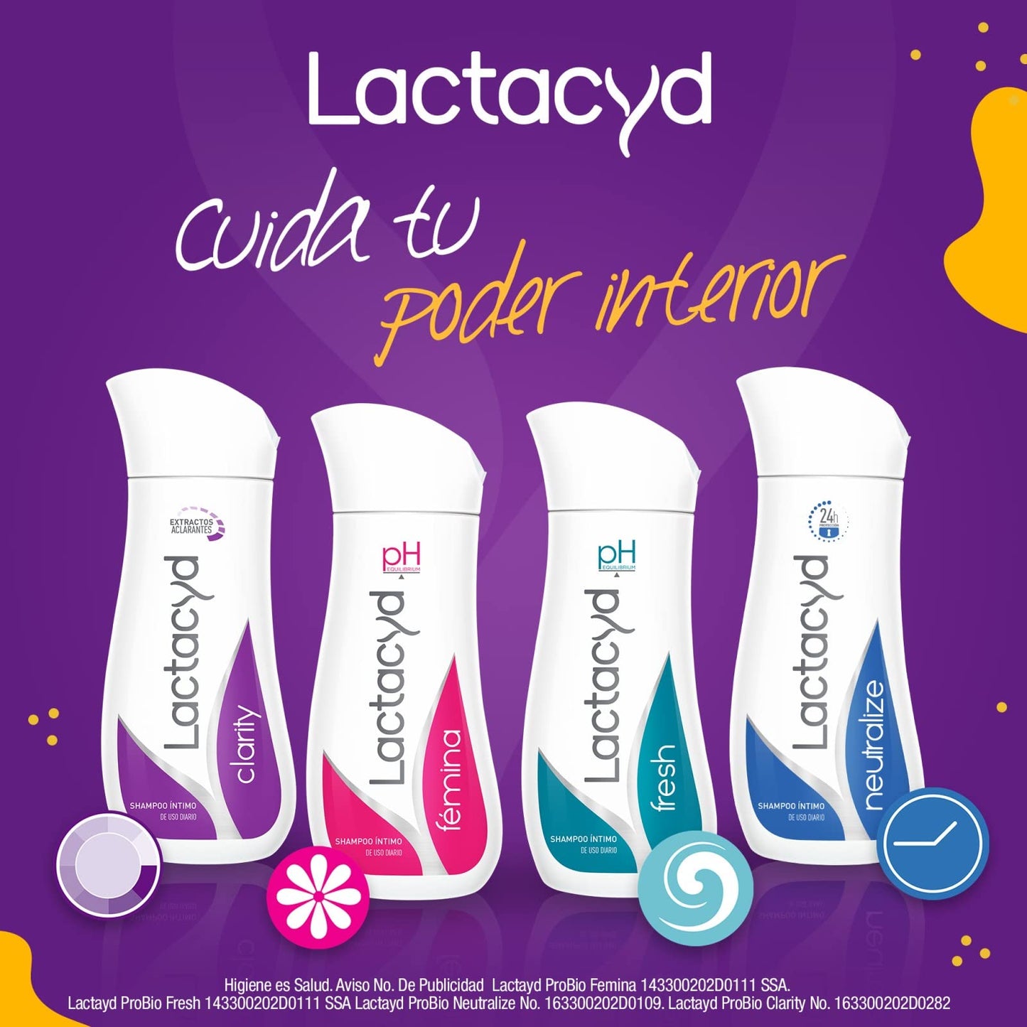 Lactacyd - Lactacyd Femina - Shampoo Íntimo de Uso Diario, 200 ml