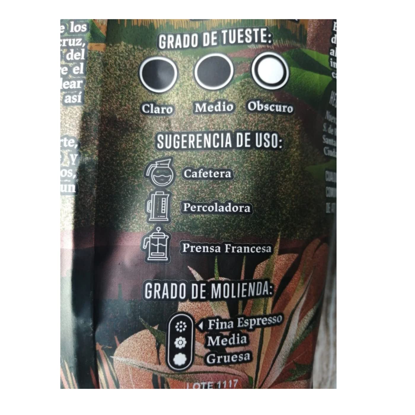 MEMBER´S MARK 1 kg Café Gourmet 100% Mexicano Chiapas y Veracruz ESPRESSO Members Mark Tueste Obscuro