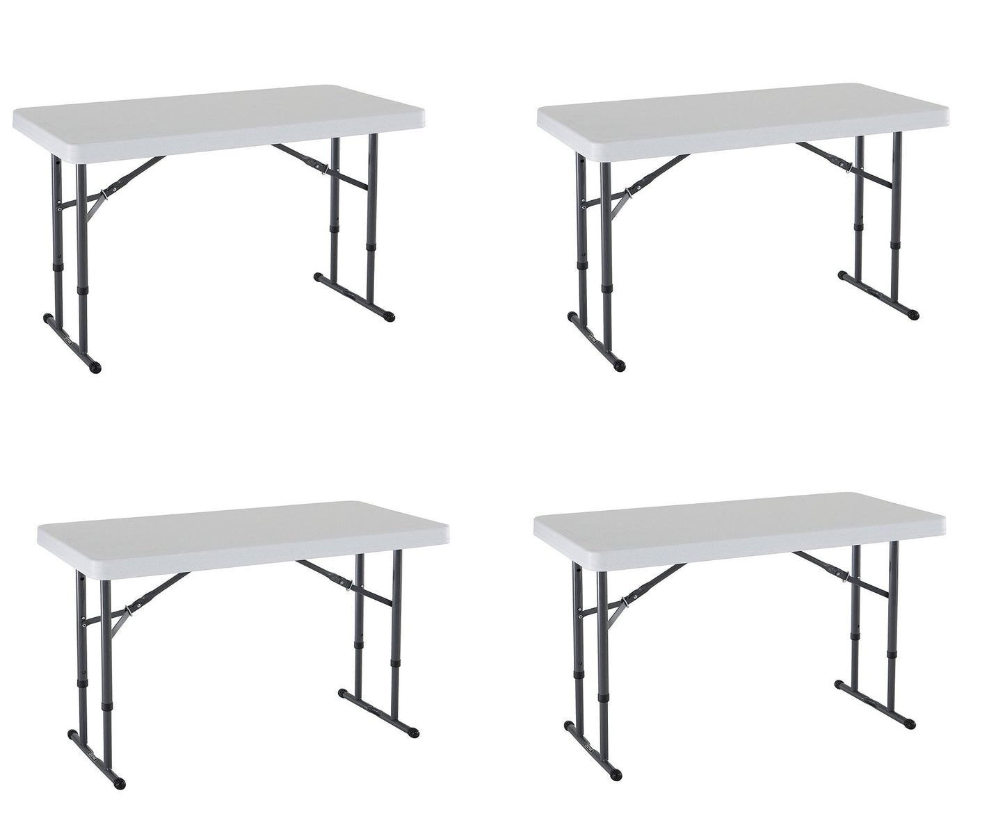 Lifetime Commercial - Mesa Plegable de Altura Ajustable