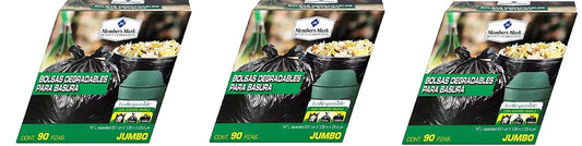 Member´s Mark - Bolsa para Basura Member's Mark Jumbo Biodegradable con 90 P (3-con 90 P) (3-con 90 P)