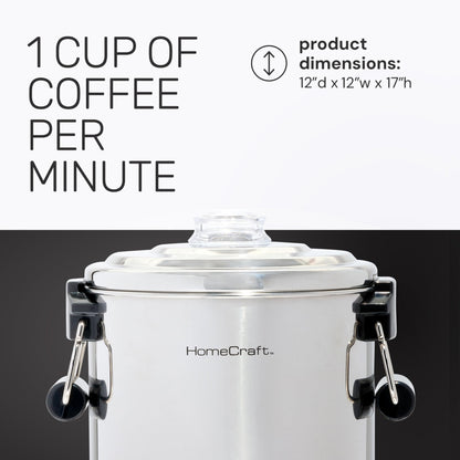 HomeCraft CU30SS Quick-Brewing