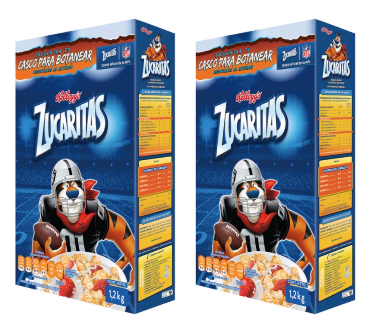 Zucaritas - Zucaritas Cereal - 2 Cajas, 1.2 kg