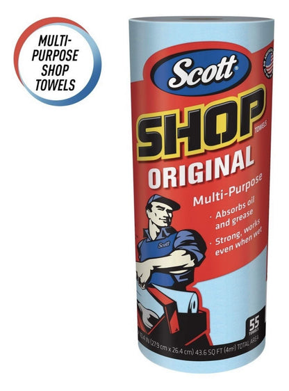 Scott - Toallas Uso RUDO Multiusos Scott Paquete con 6 Rollos Taller Cocina