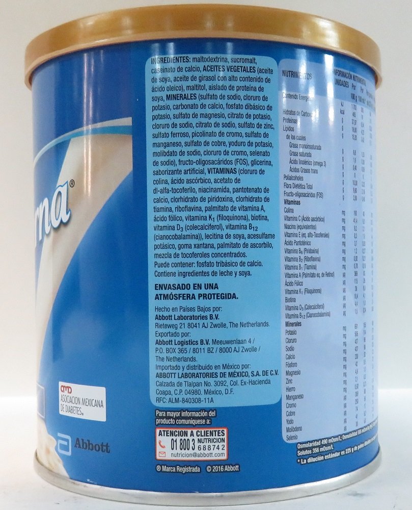 Glucerna - Glucerna Sr Polvo, Sabor a Vainilla, 400g