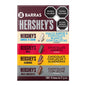 HERSHEY'S VARIETY PACK - Barras de Chocolate, Pack 16, 8 Chocolate Blanco con Galletas, 2 Chocolate Amargo, 2 Chocolate con Leche y Almendras, 4 Chocolate con Leche, 16x27 g